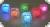 Multicolor LED-Eisw�rfel