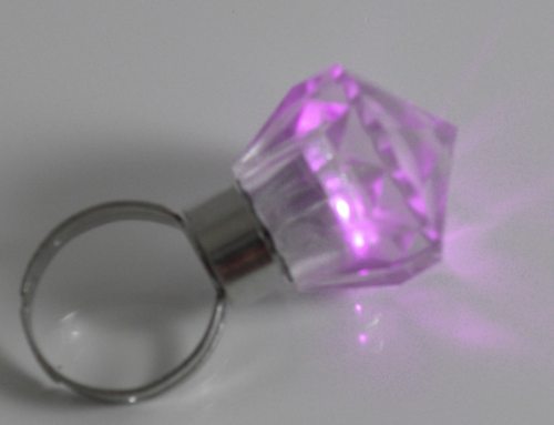 LED Finger Ring Pink- Gr�n