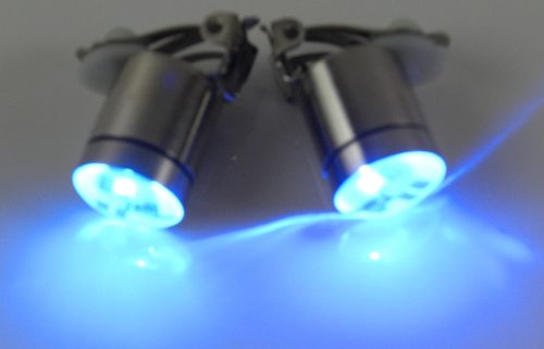 Ohrclip blau