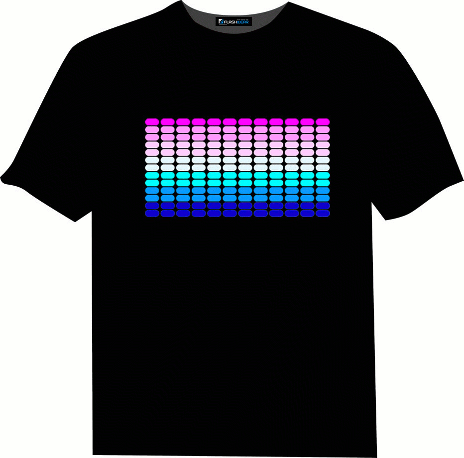 Equalizer T-Shirt blau
