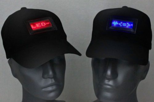 LED-Laufschrift-cap