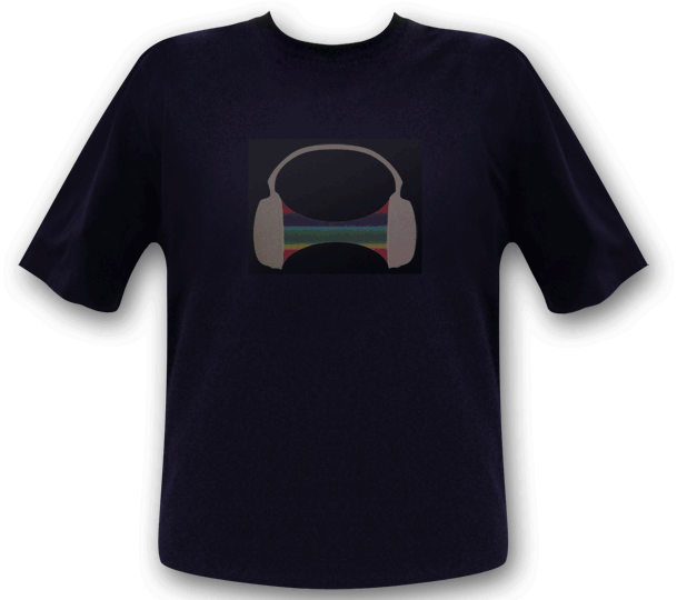 Equalizer T-Shirt Headphone