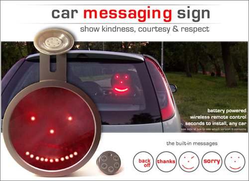 Auto LED-Emoticon