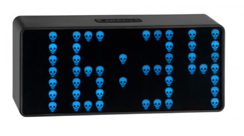Digital LED-Wecker Totenkopf