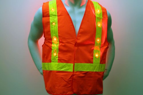 LED Traffic Safety Vests
