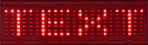 LED Watch Display blue