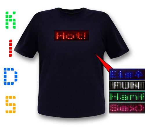 Kinder LED T-Shirt