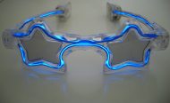 LED Brille Stroboskop Brille mit blauer EL Technologie