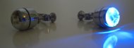 LED Ohrclip blau - rot
