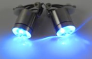 blue earclips round