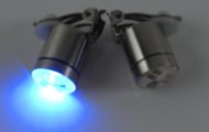 Ohrclip blau
