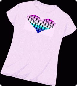Musik Eq Shirt Herz