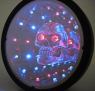 Totenkopf Spiegellampe