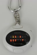 binary keyring pendant