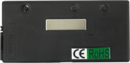 LED Badge blaue Laufschrift