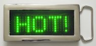 LED Belt Buckle white