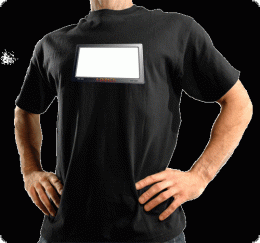 T-Sketch Leucht-Shirt