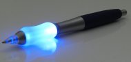 Leuchtender Kugelschreiber blau