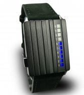 Tokyoflash Unisex LED watch Saishin Retsu gunmetal