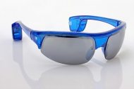 Retro LED-sunglasses blue