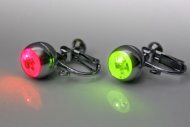 LED Ohrclip rot - gruen