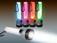 LED Flashlight with carabiner hook