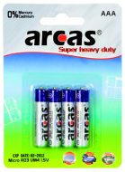 4 x AAA Batterien Arcas LR06 4003 AM4 MN2400