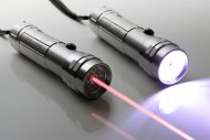 LED-Taschenlampe mit Laserpointer