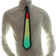 Ucult Soundaktiverte LED-Equalizer-Krawatte Rave