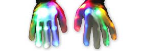 LED-Handschuhe