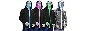 LED-Hoodies & Leuchtjacken