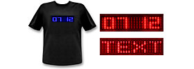 Laufschrift LED-Shirts