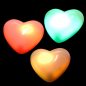 Preview: Blinkendes LED Herz mit Anstecknadel I Flirt Single Party Herz Anstecker Blinky
