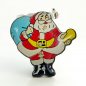 Preview: Weihnachtsmann Blinky Anstecker Brosche Blinki Pin Button
