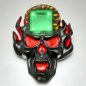 Preview: LED Totenkopf Flammen Gürtelschnalle I Leuchtende Heavy Metal Gürtel Accessoires I Mottoparty Halloween