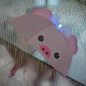 Preview: Farbwechsel Regenschirm Kinder I Leuchtender Schweinchen-Regenschirm mit Sound ⌀ 71 cm I Kinder-Regenschirm mit Lichteffekt