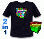 Preview: zauber würfel led t-shirt geek