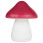Preview: Roter Solar-Pilz mit bunten LEDs