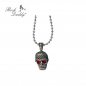 Preview: Rocker Totenkopf-Halskette