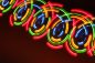 Preview: LED hand fan with LED light effects
