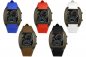 Preview: LED-Armbanduhr Tachometer I Anthrazit Grau Leuchtuhr I LED-Uhr Auto Tacho
