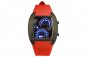 Preview: LED-Armbanduhr Tachometer I Anthrazit Grau Leuchtuhr I LED-Uhr Auto Tacho