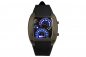 Preview: LED-Armbanduhr Tachometer I Anthrazit Grau Leuchtuhr I LED-Uhr Auto Tacho