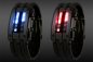 Preview: Twin Display LED-Armbanduhr silbergrau