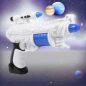 Preview: 2er Set Space Wars LED-Pistolen Spielzeugwaffen & Masken  I Future Defender Science Fiction Verkleidung I LED Blaster Strahlenkanone Waffe