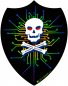 Preview: Hacker LED T-Shirt Totenkopf CPU Nerd Shirt