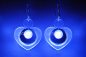 Preview: 2 Stück LED-Ohrhänger Herz Herzohrhänger Modeschmuck