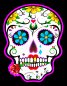Preview: totenkopf frau skull weiß