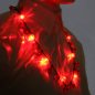 Preview: Leuchtende Halloween LED-Halskette Kürbiss