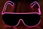 Preview: Pinke led Brille party